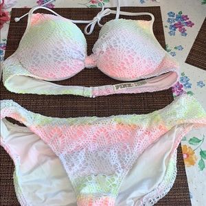 VS PINK Colorful Lace Bikini